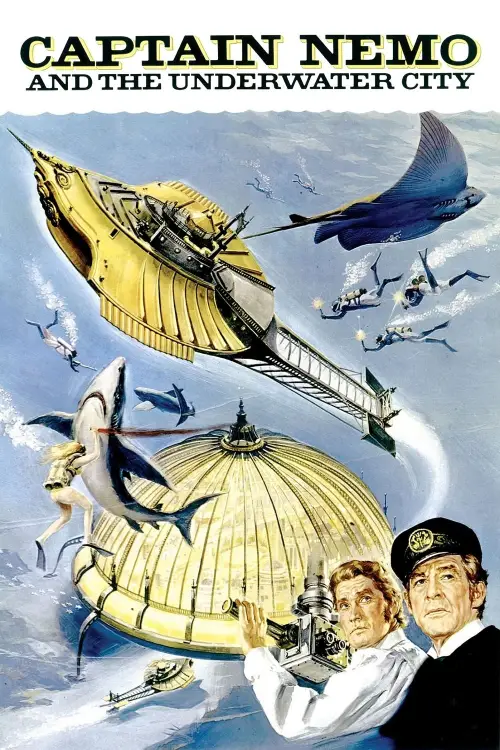 Movie poster "Captain Nemo and the Underwater City"