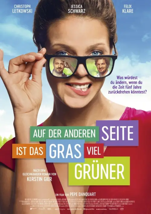 Movie poster "Auf der anderen Seite ist das Gras viel Grüner"