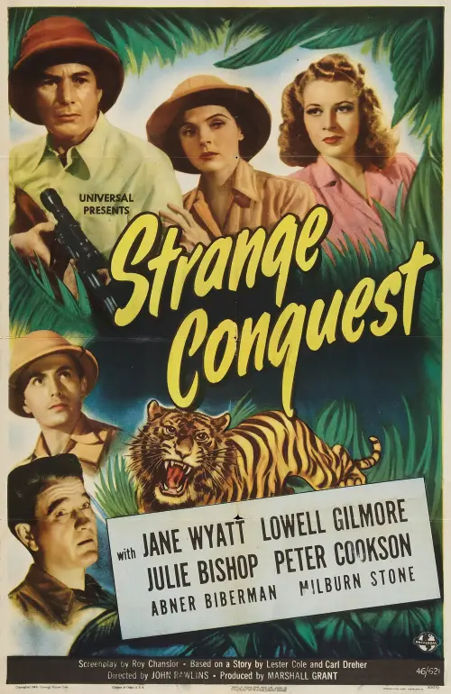 Movie poster "Strange Conquest"