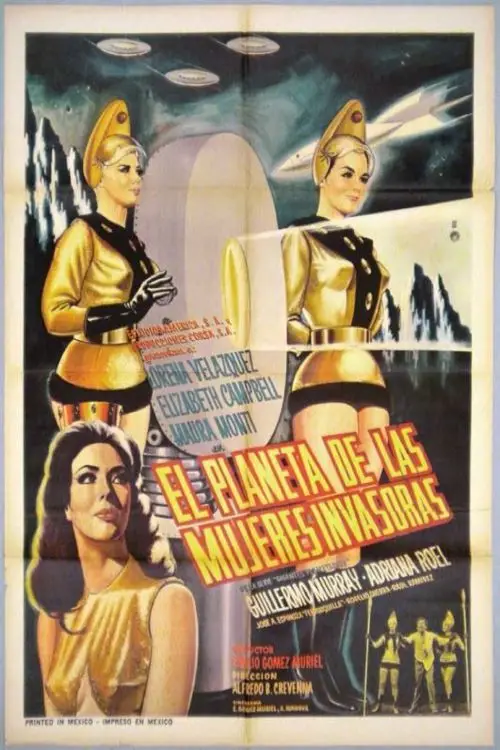 Movie poster "Planet of the Female Invaders"