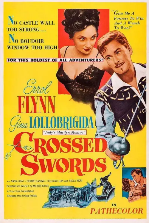 Movie poster "Crossed Swords"