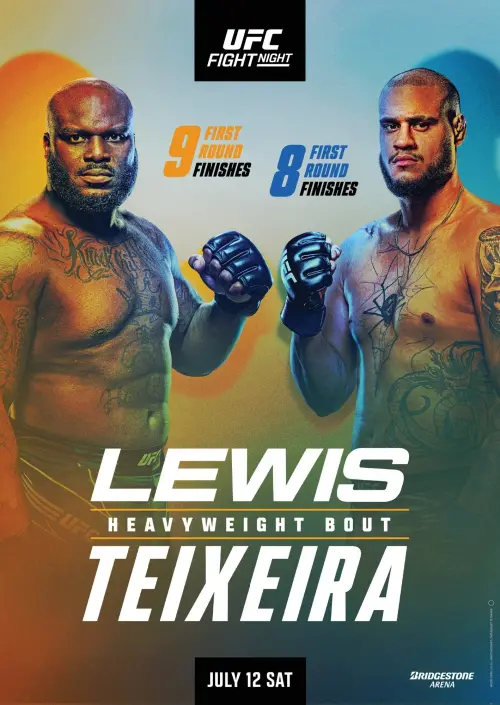 Movie poster "UFC on ESPN 70: Lewis vs. Teixeira"
