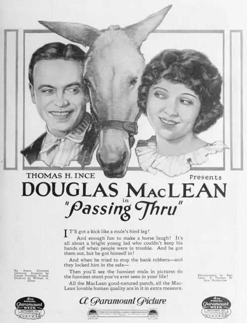 Movie poster "Passing Through"