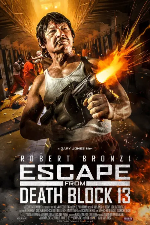 Movie poster "Escape from Death Block 13"