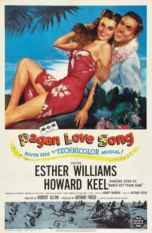 Movie poster "Pagan Love Song"