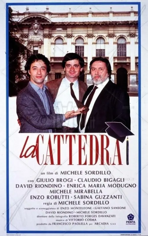 Movie poster "La cattedra"
