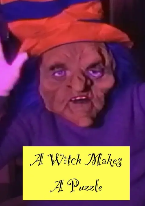 Movie poster "A Witch Makes A Puzzle"