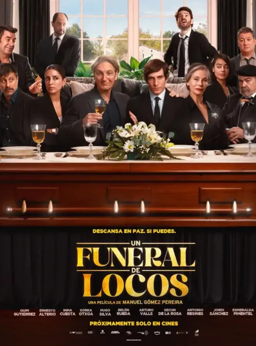 Movie poster "Un funeral de locos"