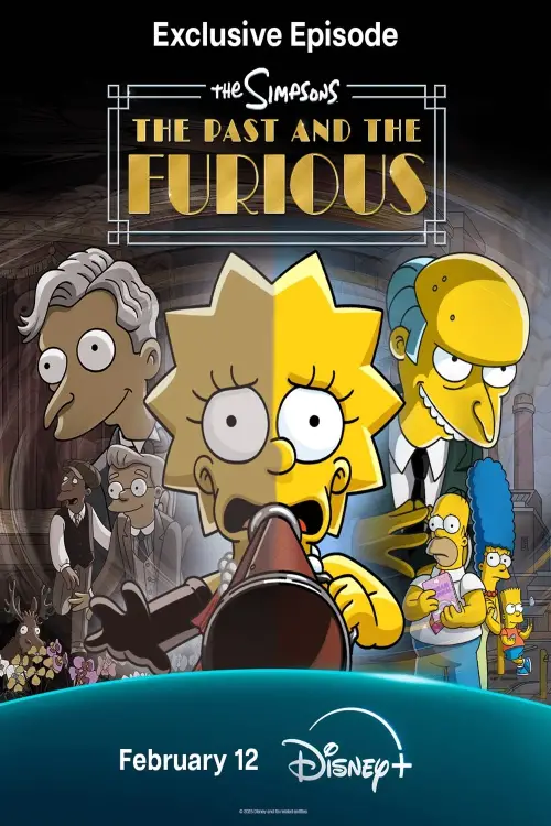 Movie poster "The Simpsons: The Past and the Furious"