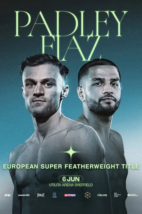 Movie poster "Josh Padley vs. Aqib Fiaz"