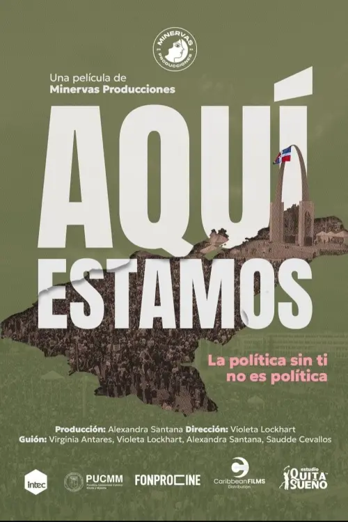 Movie poster "Aquí estamos"