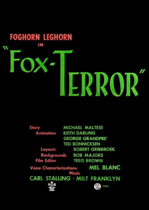Movie poster "Fox-Terror"