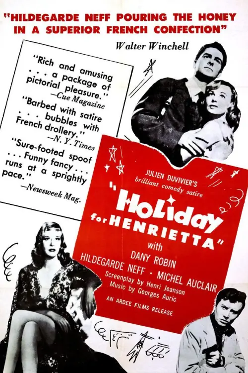 Movie poster "Holiday for Henrietta"