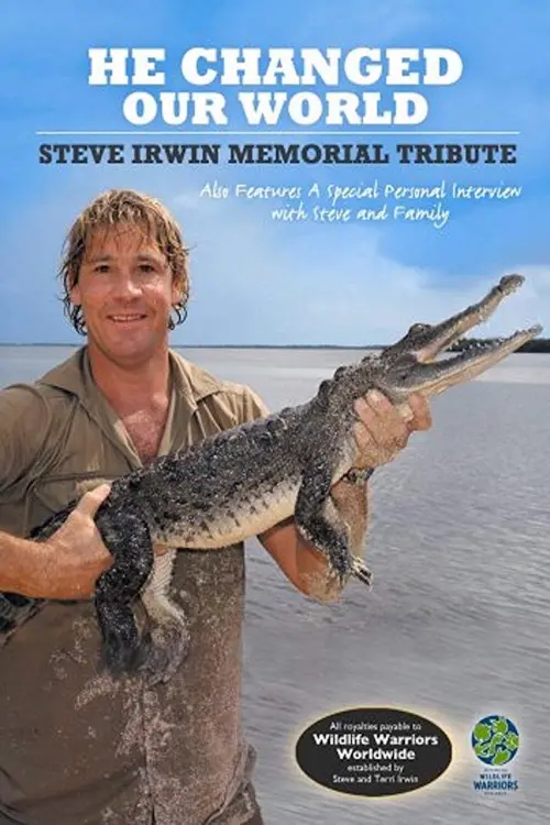 Movie poster "Steve Irwin: He Changed Our World"