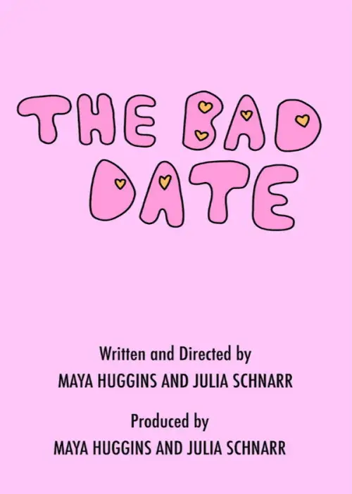 Movie poster "The Bad Date"