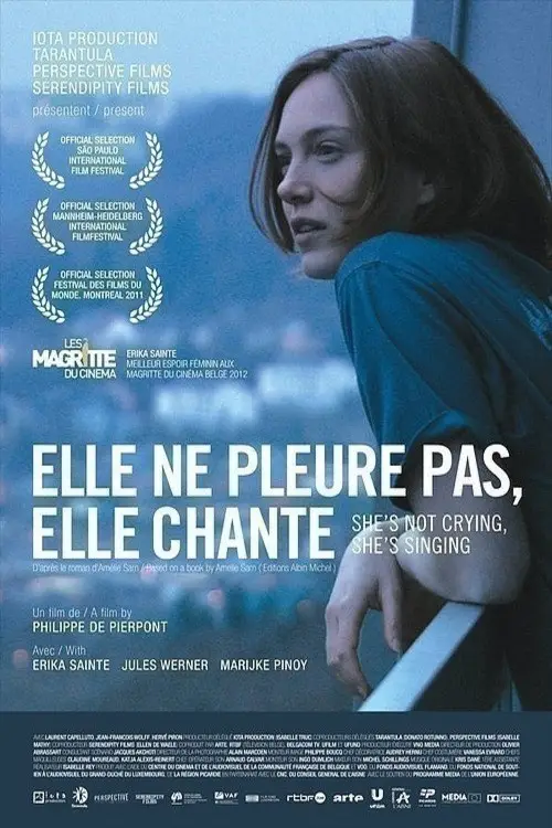 Movie poster "She Is Not Crying, She Is Singing"