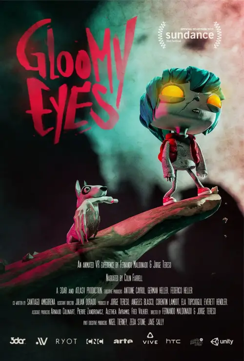 Movie poster "Gloomy Eyes"