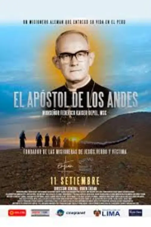 Movie poster "El apóstol de los Andes"