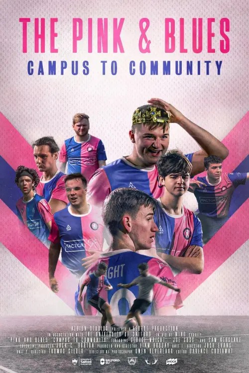 Movie poster "The Pink & Blues: Campus to Community"
