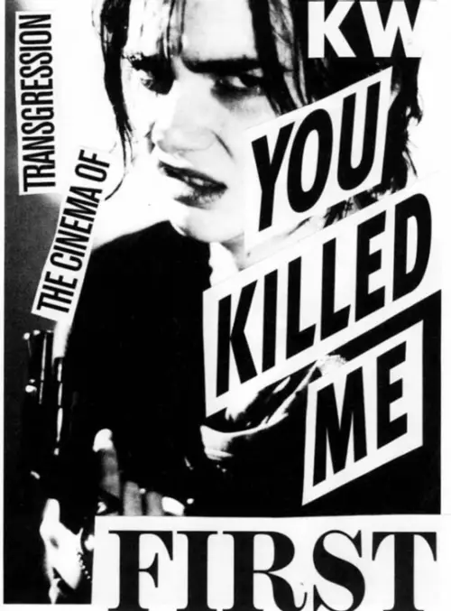 Movie poster "You Killed Me First"