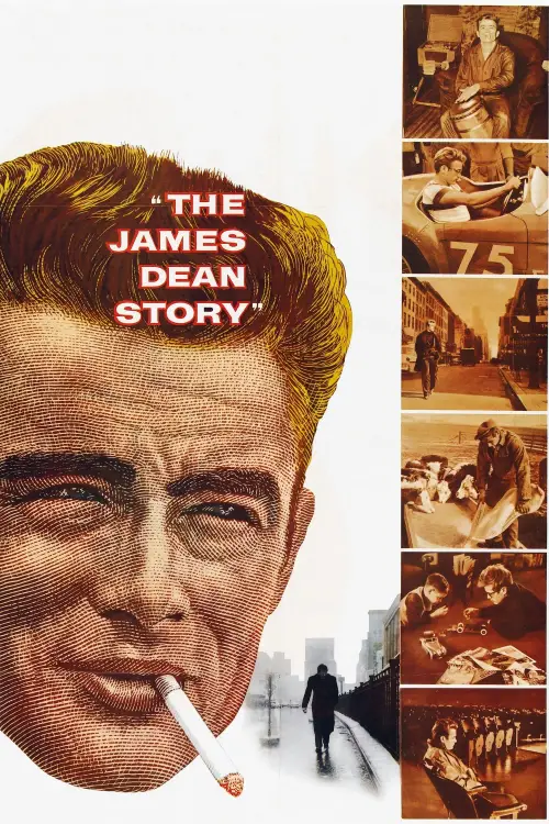 Movie poster "The James Dean Story"