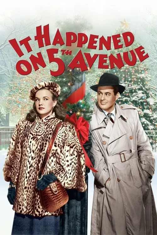 Movie poster "It Happened on Fifth Avenue"