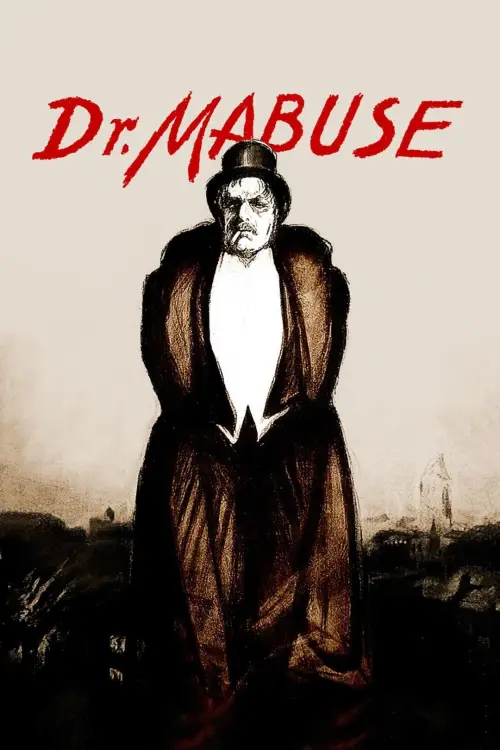 Movie poster "Dr. Mabuse, the Gambler"