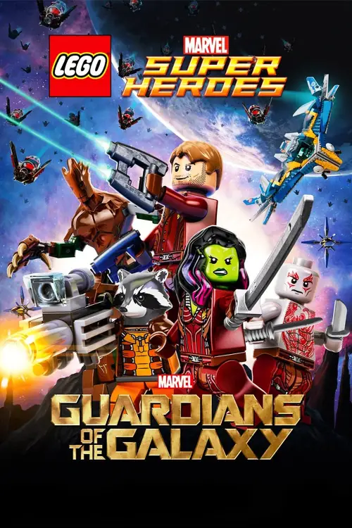 Movie poster "LEGO Marvel Super Heroes: Guardians of the Galaxy - The Thanos Threat"