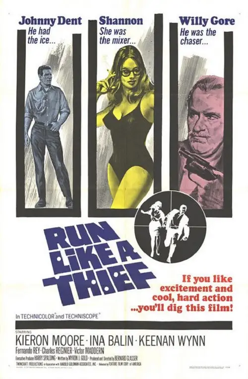Movie poster "Run Like a Thief"