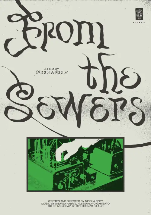 Movie poster "From the sewers"