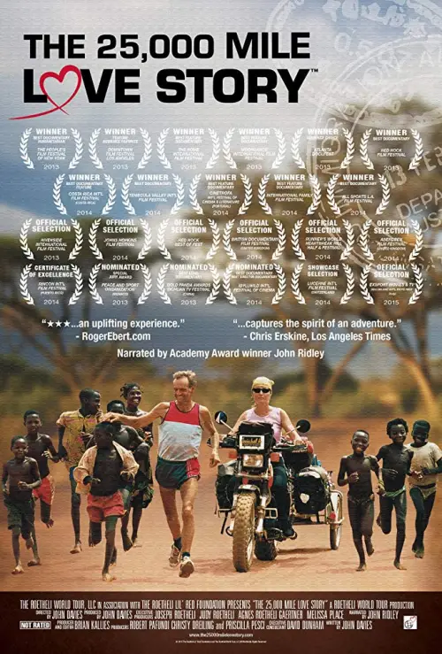 Movie poster "The 25,000 Mile Love Story"