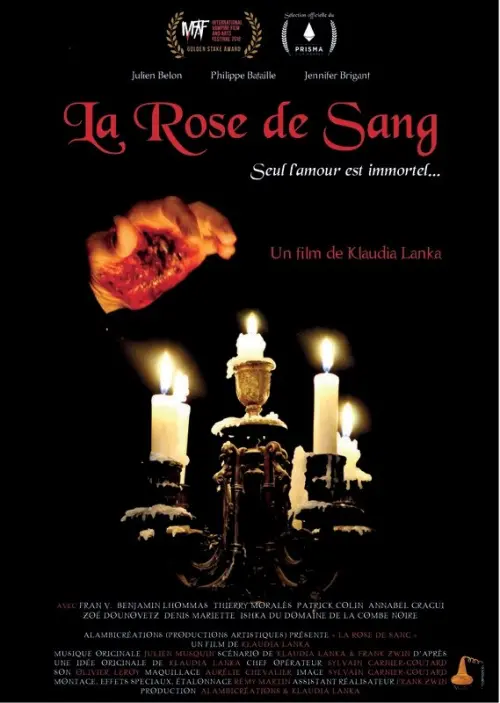 Movie poster "La Rose de Sang"