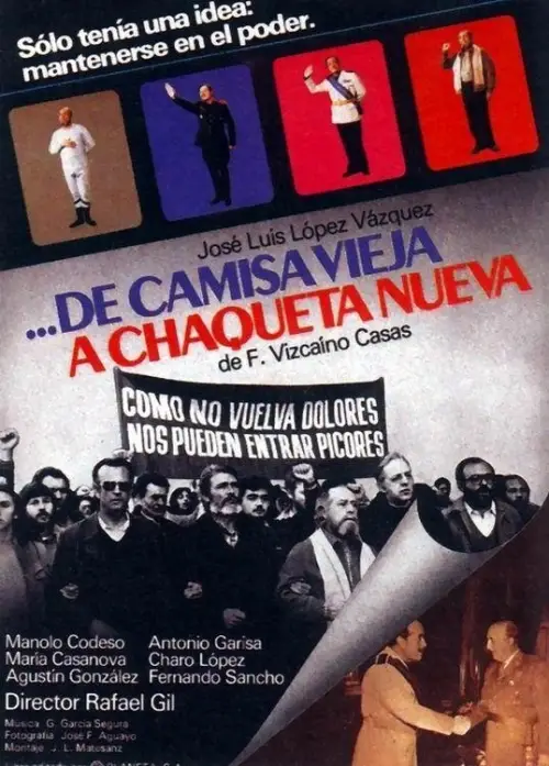Movie poster "De camisa vieja a chaqueta nueva"