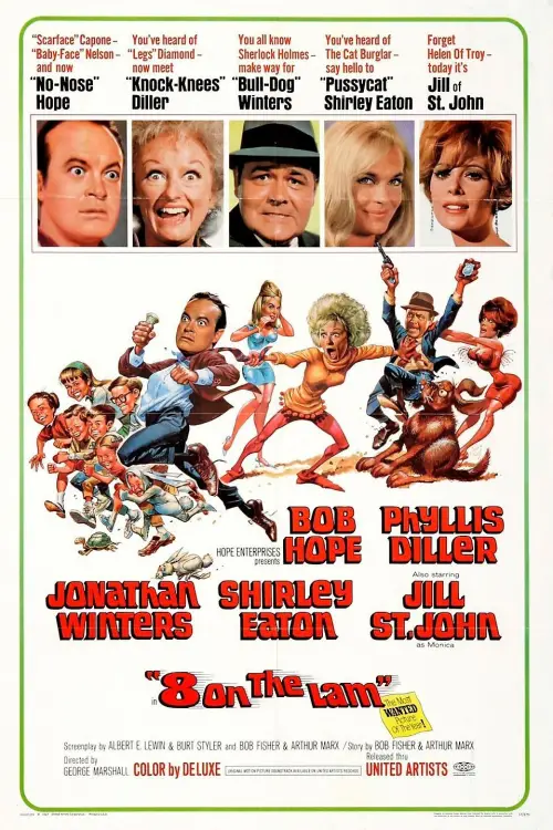 Movie poster "Eight on the Lam"