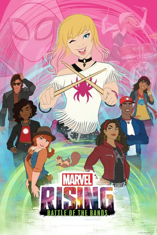 Movie poster "Marvel Rising: Battle of the Bands"