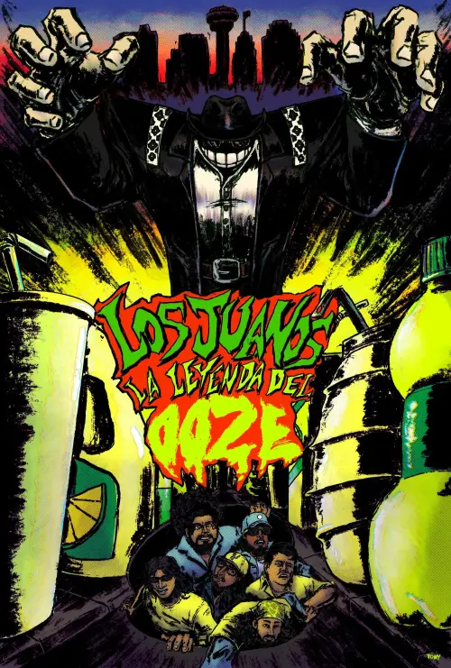 Movie poster "Los Juanos: La Leyenda Del Ooze"