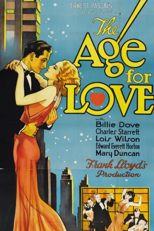 Movie poster "The Age for Love"