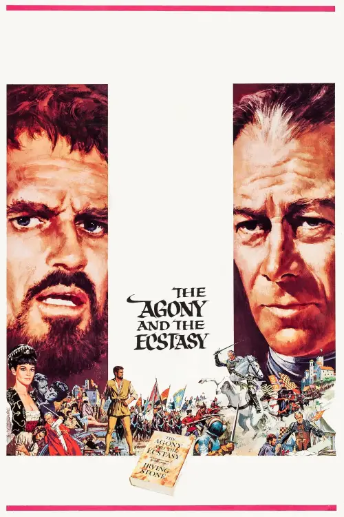 Movie poster "The Agony and the Ecstasy"