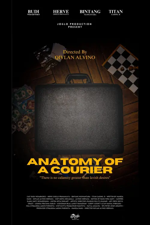 Movie poster "Anatomy of a Courier"