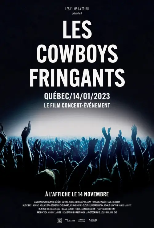 Movie poster "Les Cowboys Fringants: Québec/14/01/2023"