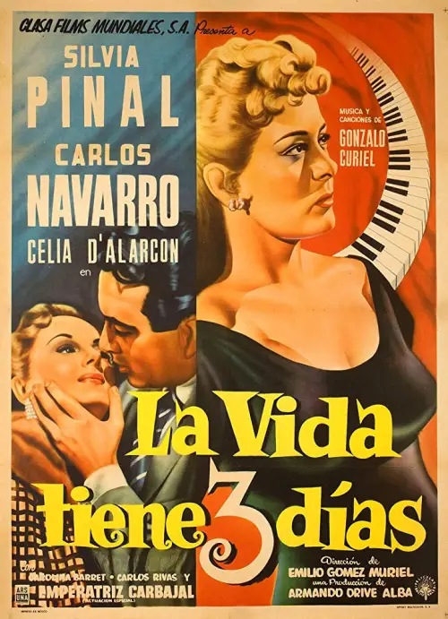 Movie poster "La vida tiene tres días"