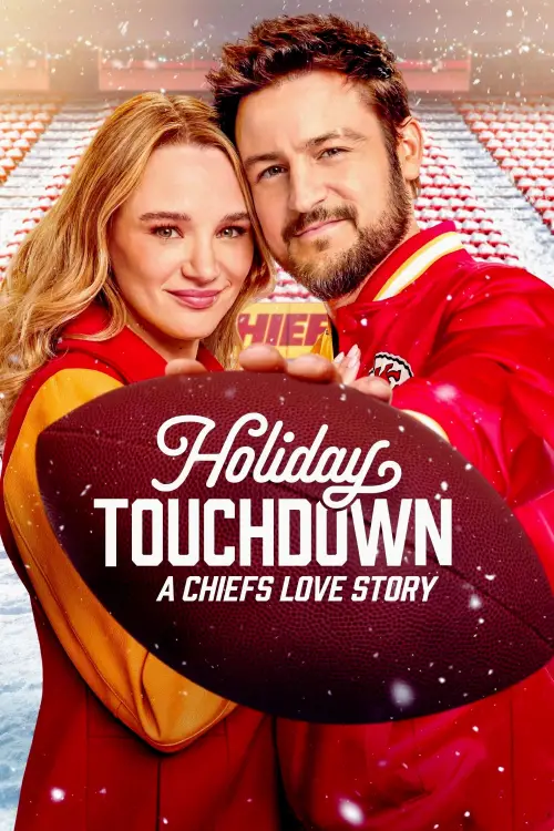 Movie poster "Holiday Touchdown: A Chiefs Love Story"