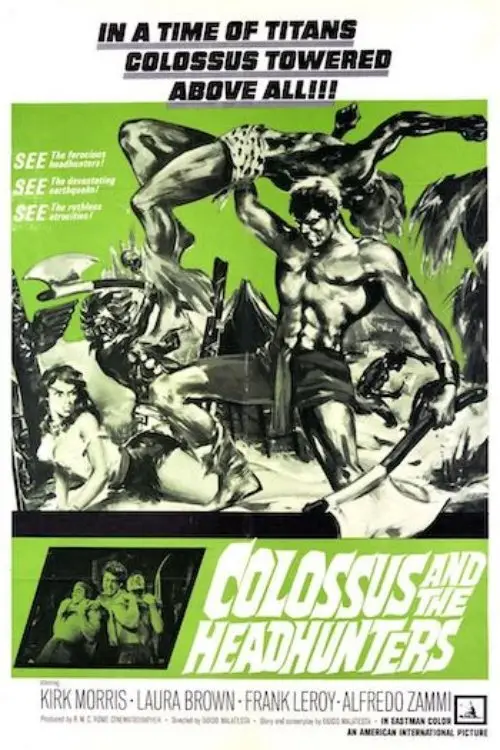 Movie poster "Colossus and the Headhunters"