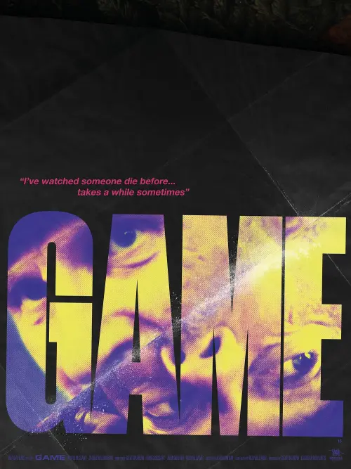 Movie poster "GAME"