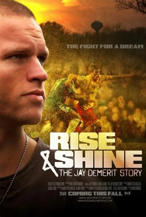 Movie poster "Rise & Shine: The Jay DeMerit Story"