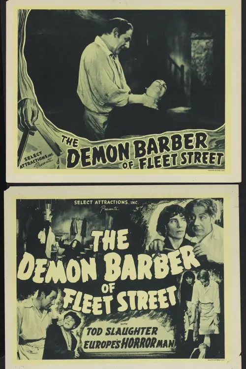 Movie poster "Sweeney Todd: The Demon Barber of Fleet Street"
