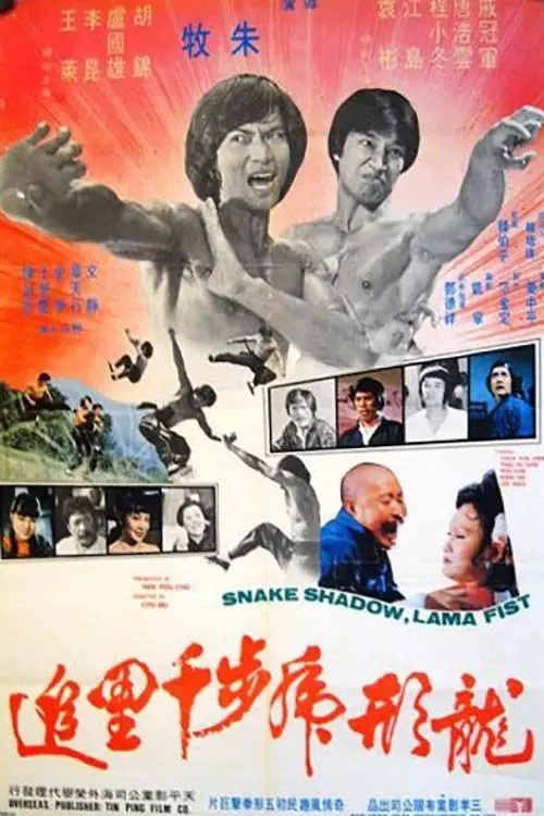 Movie poster "Snake Shadow, Lama Fist"