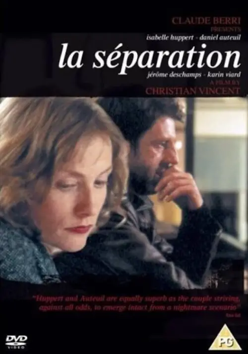 Movie poster "La Séparation"