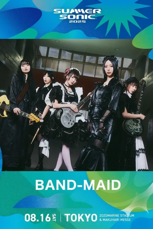 Movie poster "Band-Maid Live at Summer Sonic Tokyo 2025"