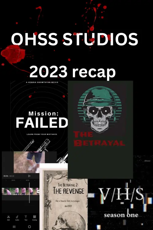 Movie poster "OHSS Studios 2023 recap"
